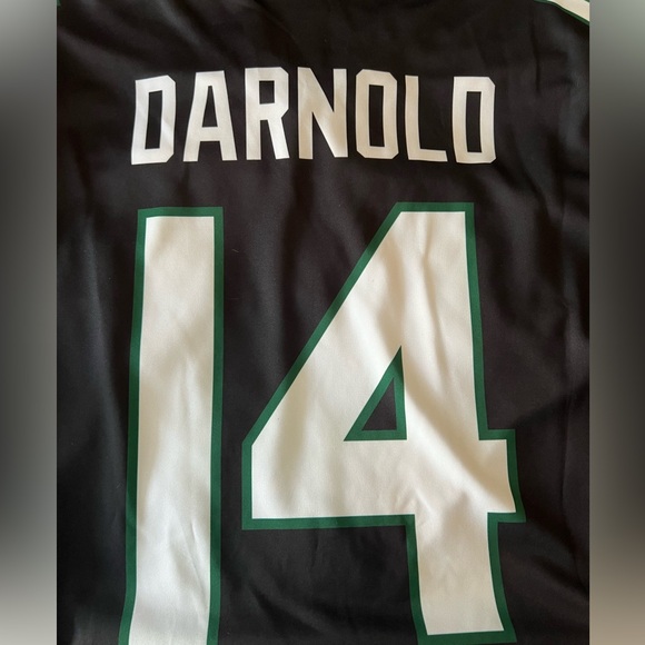 Sam Darnold #14 New York Jets Color Rush Legend Jersey - Stealth Black sz: XL - Picture 2 of 9